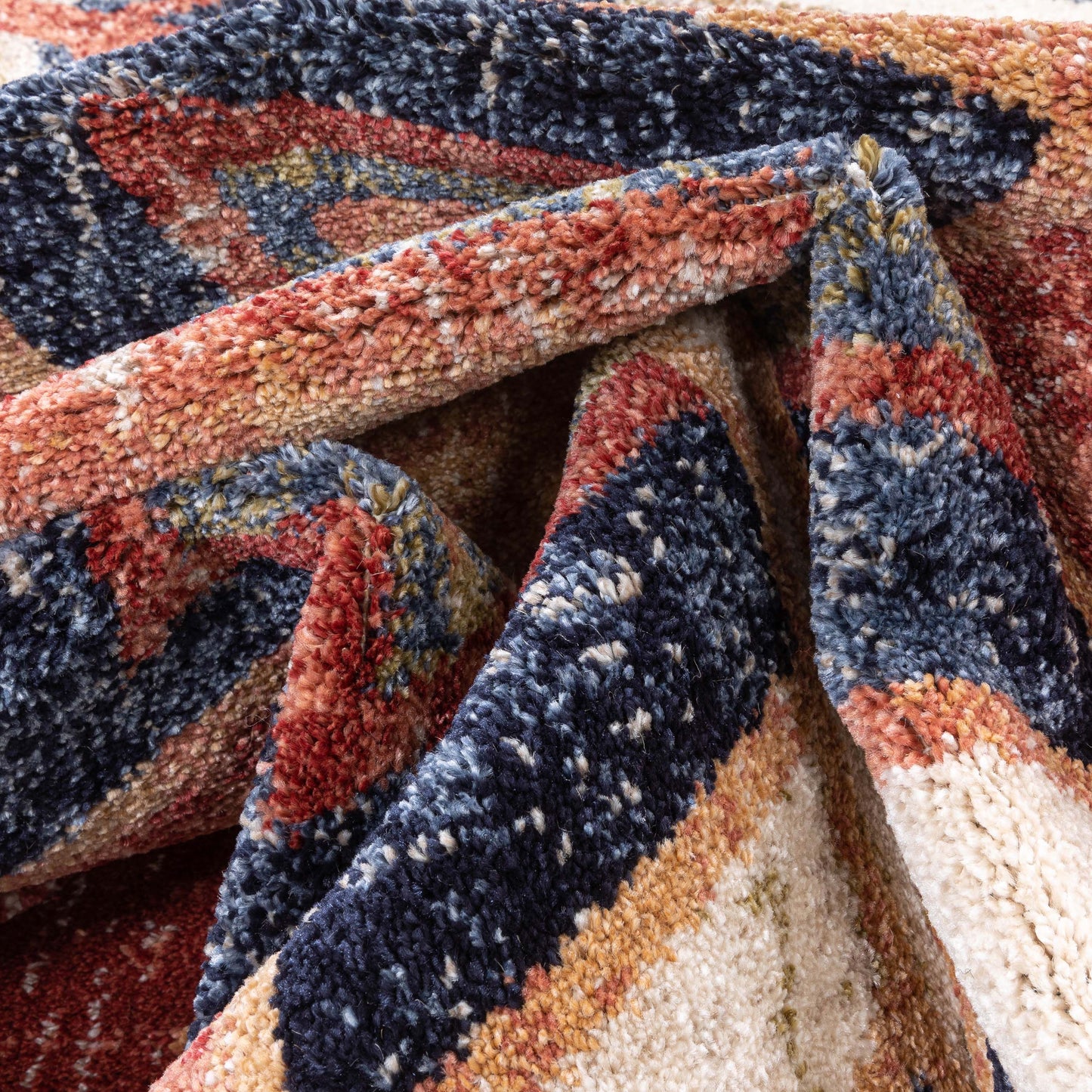 Dustin Southwestern Tribal Medallion Crimson Rug TU-140