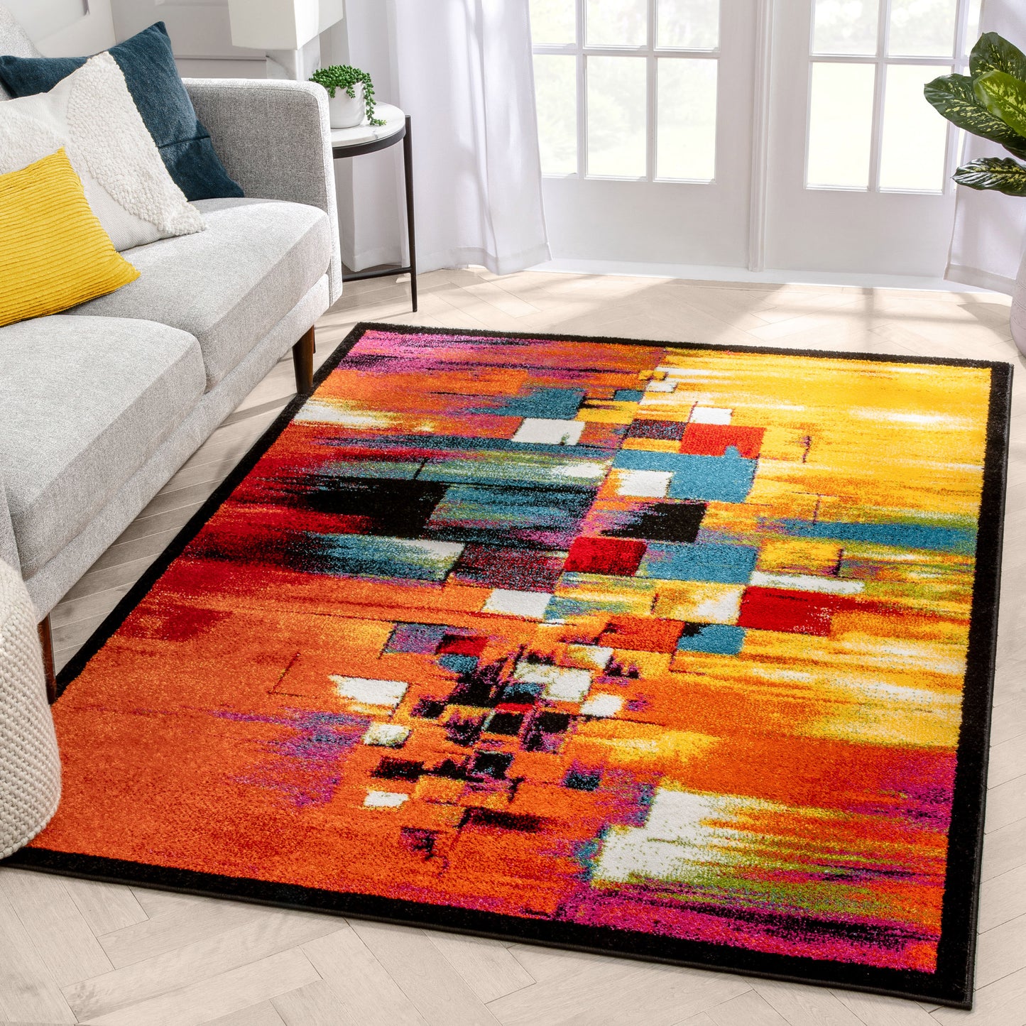 Unforgettable Multi Modern Bright Rug VI71