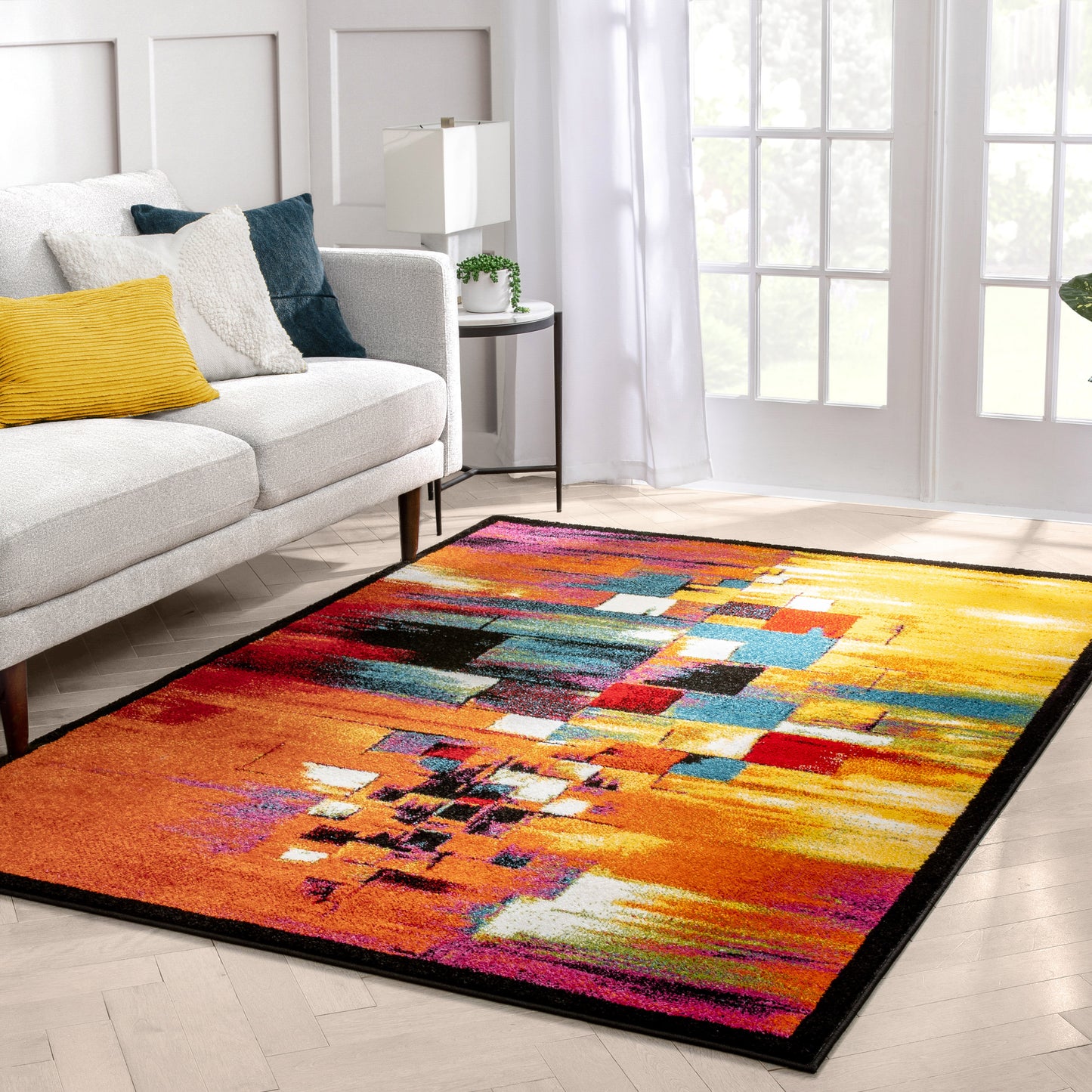 Unforgettable Multi Modern Bright Rug VI71