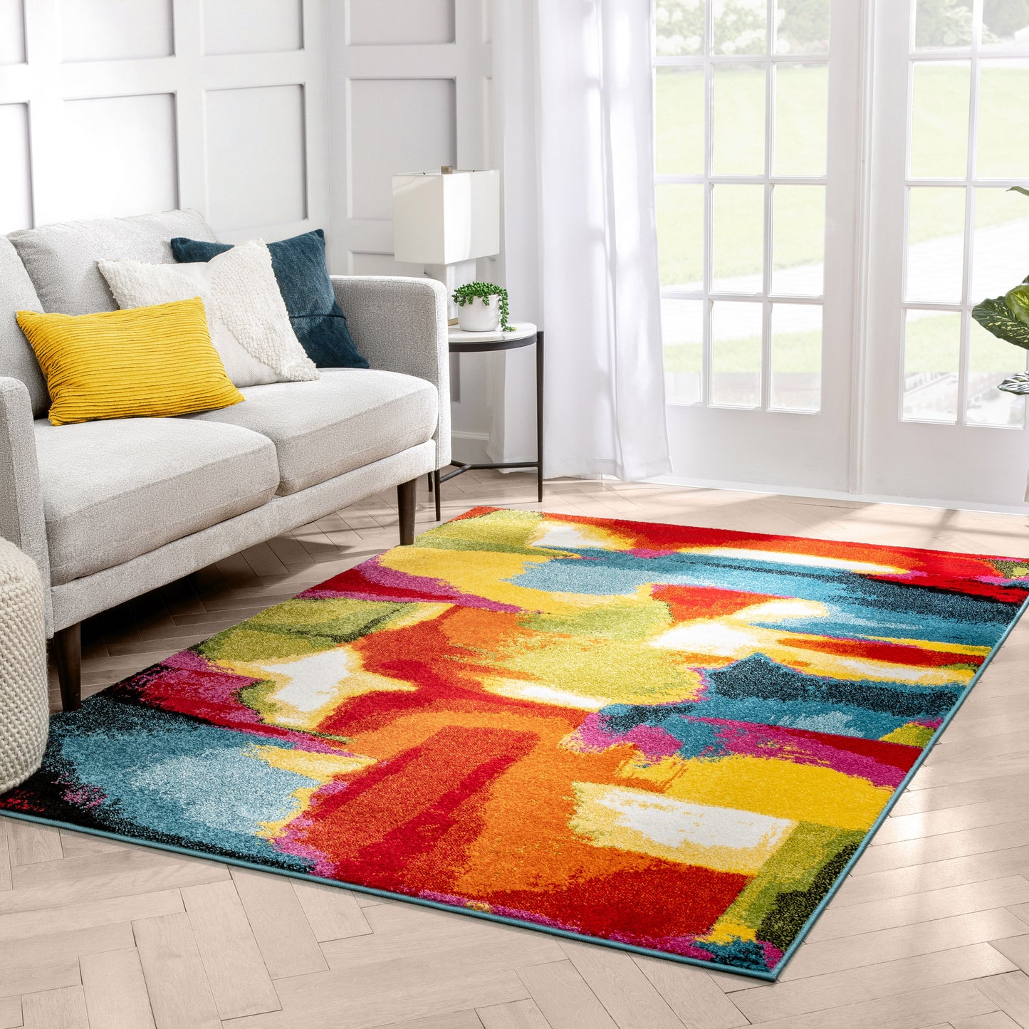 Creativity Multi Modern Bright Rug VI91