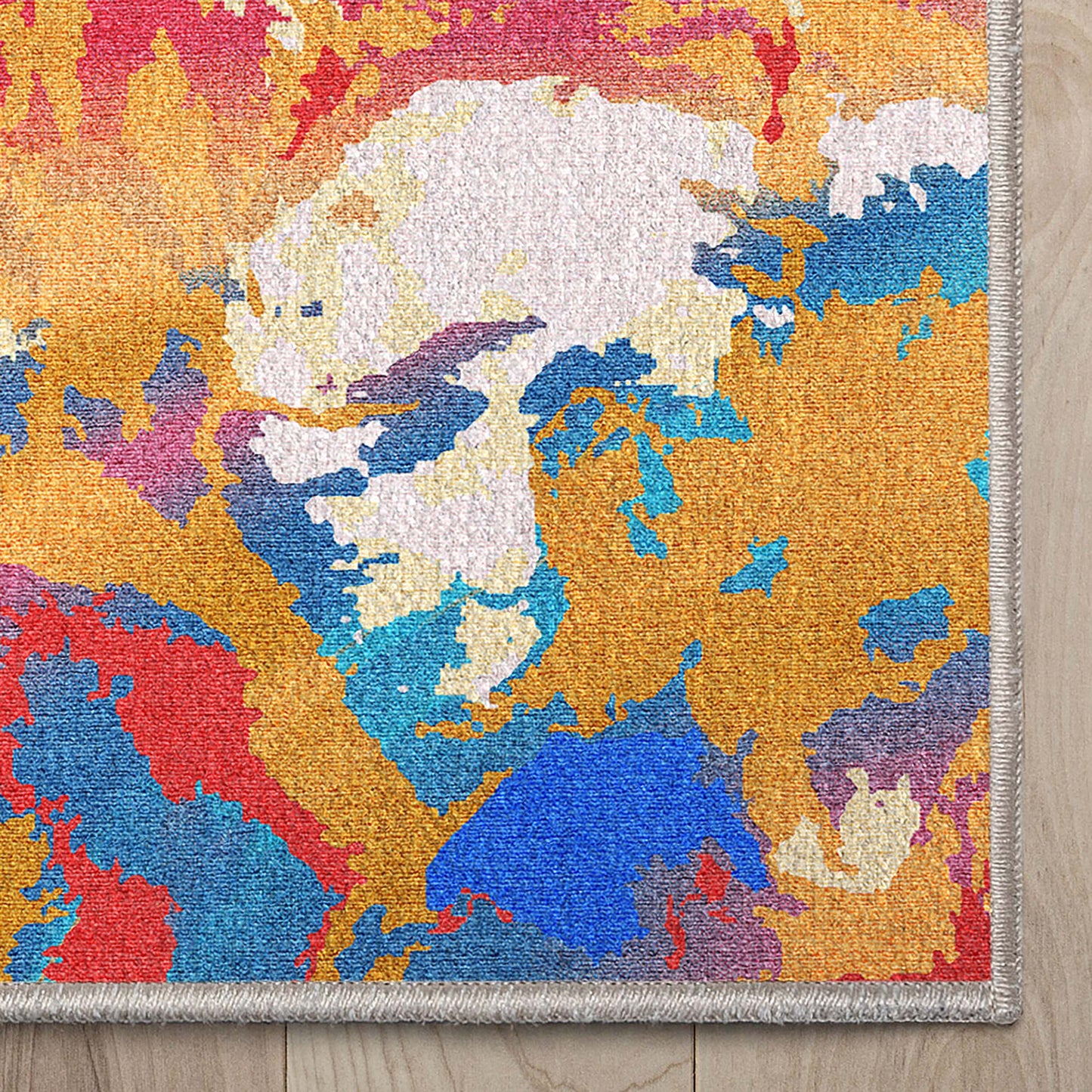 Abstract Harmony Multi Color Rug W-AB-02A