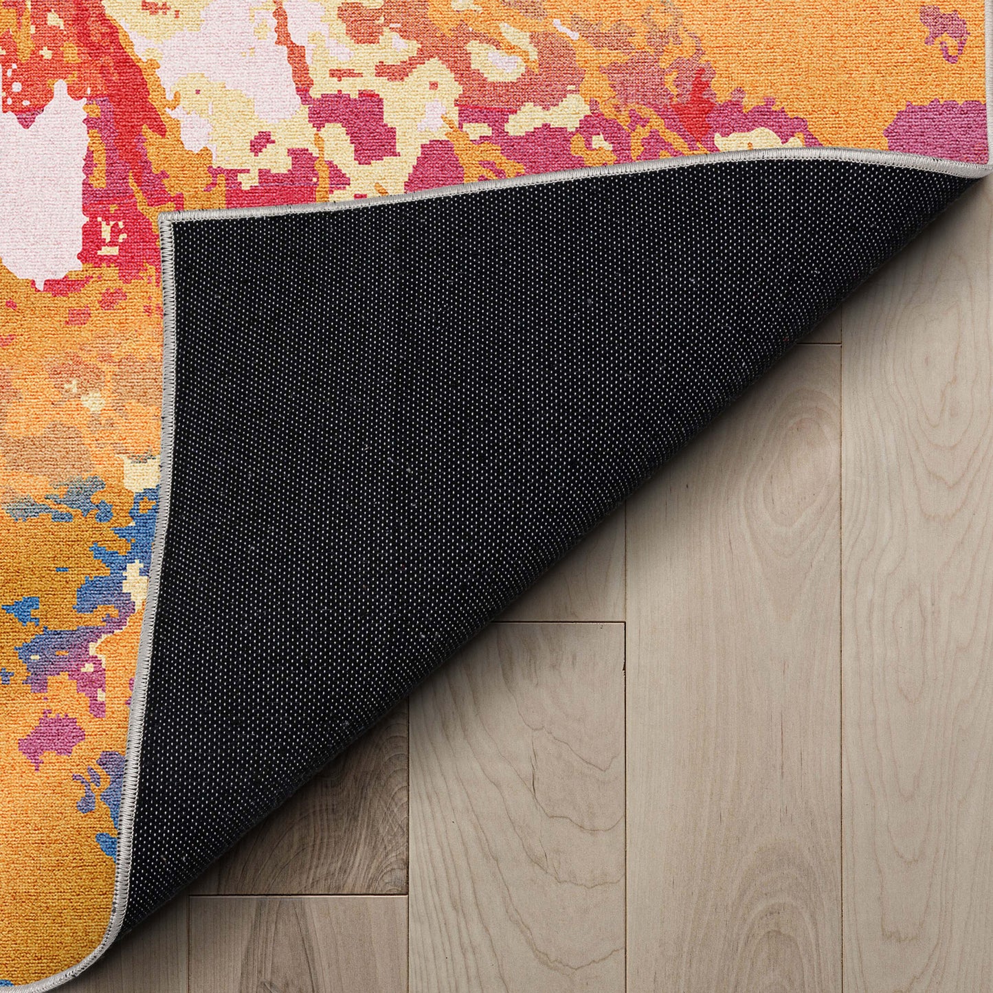 Abstract Harmony Multi Color Rug W-AB-02A