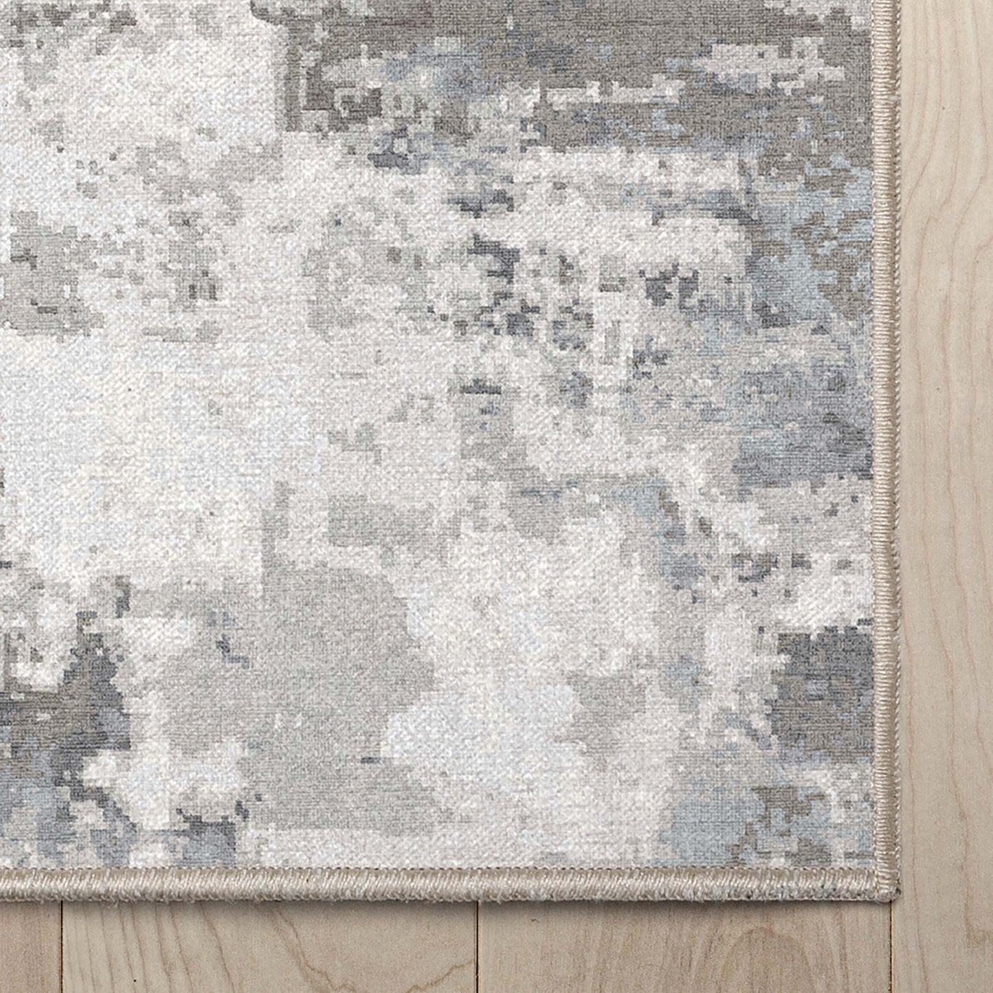 Abstract Marrakech Gray Rug W-AB-07A