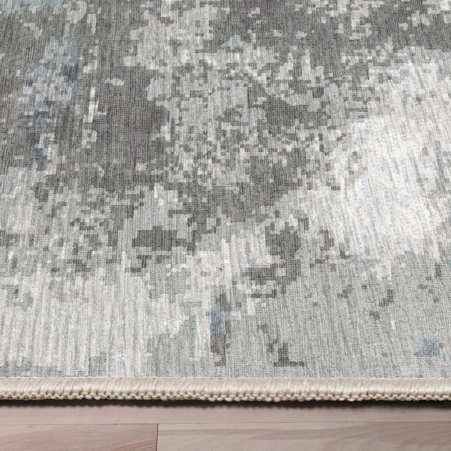Abstract Marrakech Gray Rug W-AB-07A