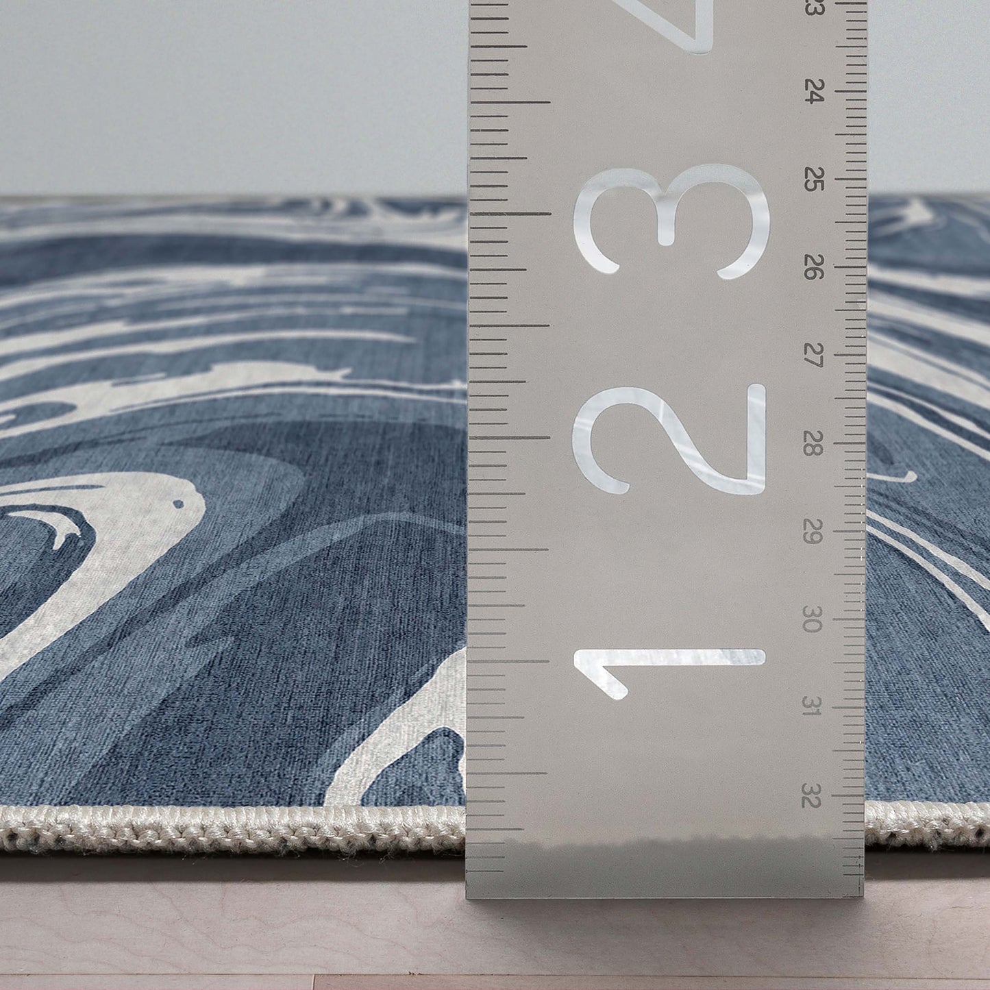 Abstract Harmony Blue Rug W-AB-41B