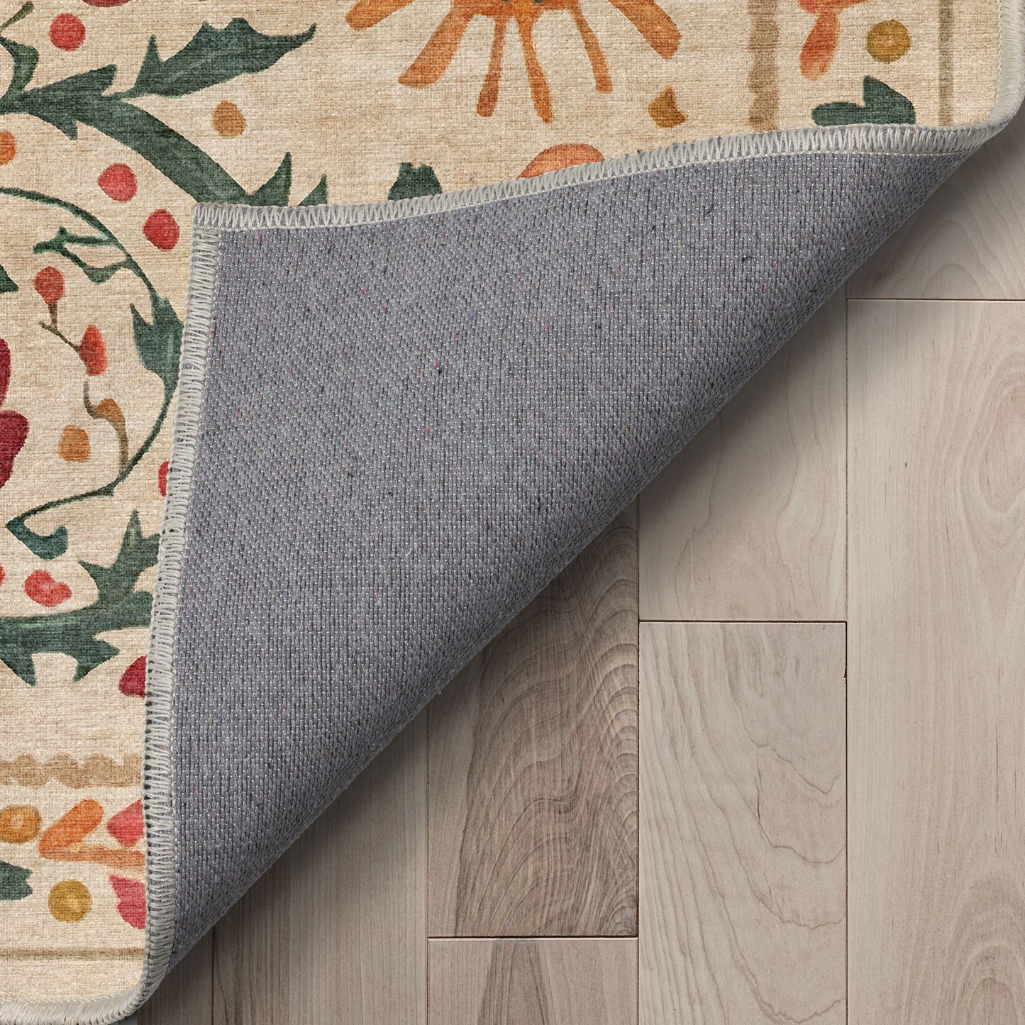 Apollo Suzani Beige Rug W-AID-01A