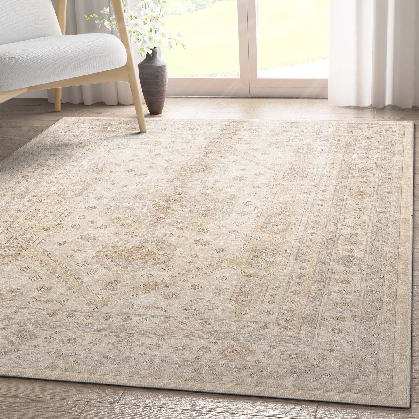 Apollo Nicosia Beige Rug W-AP-26A