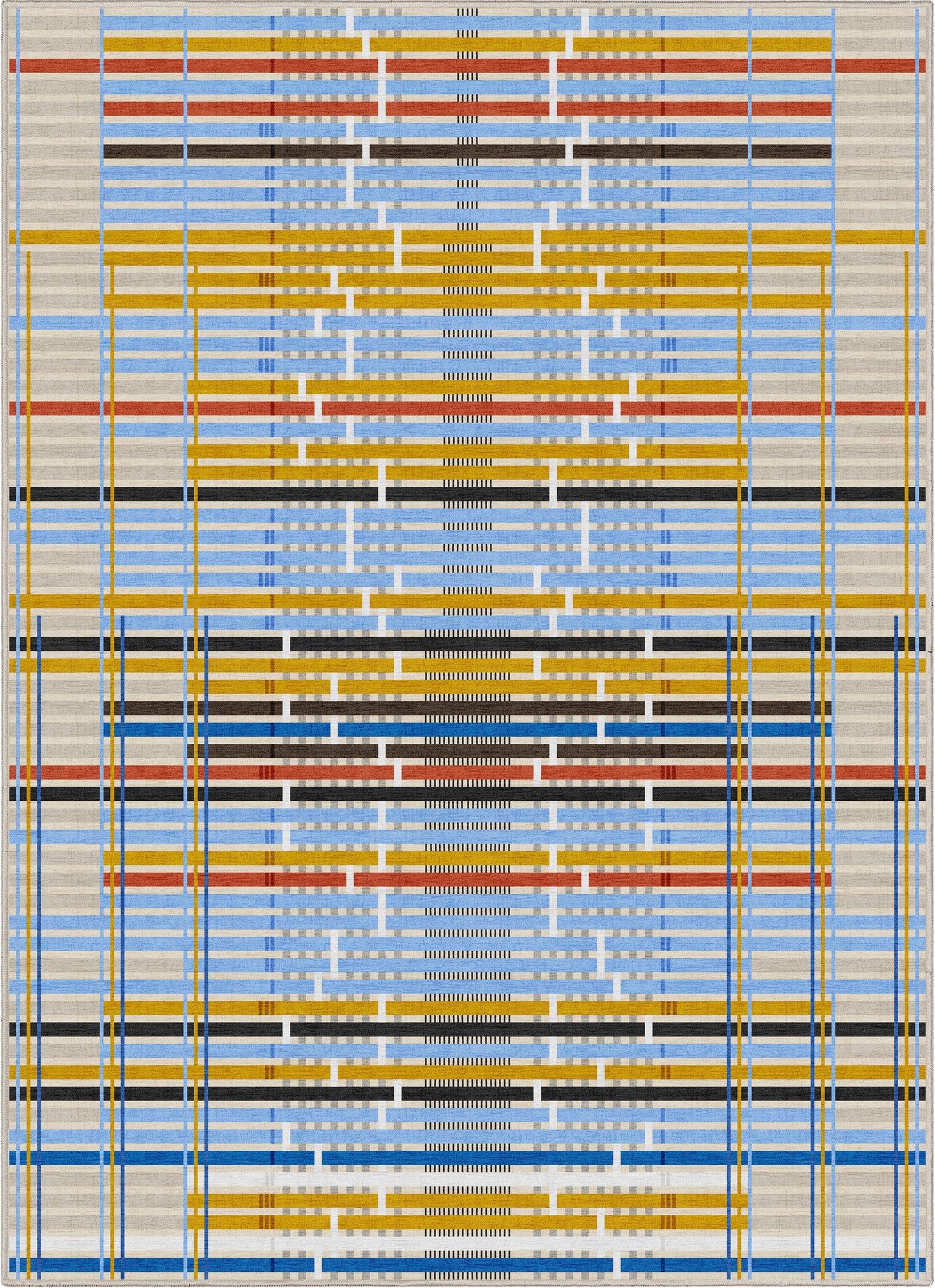 Unraveling Stories by Giorgia Lupi Multi Rug W-AP-60A