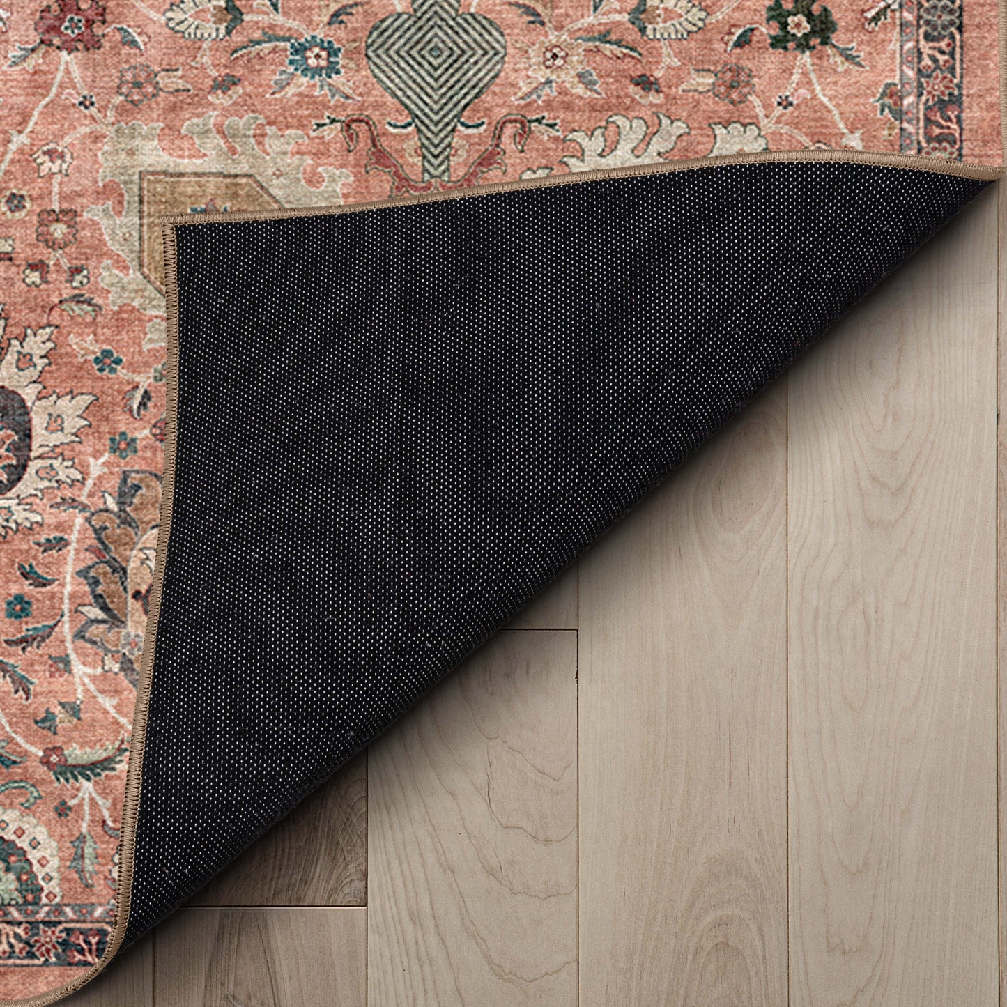 Apollo Vienna Coral Flat-Weave Rug W-AP-71A