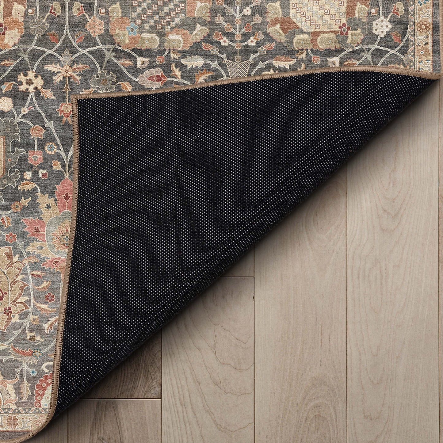 Apollo Tehran Gray Beige Flat-Weave Rug W-AP-71C