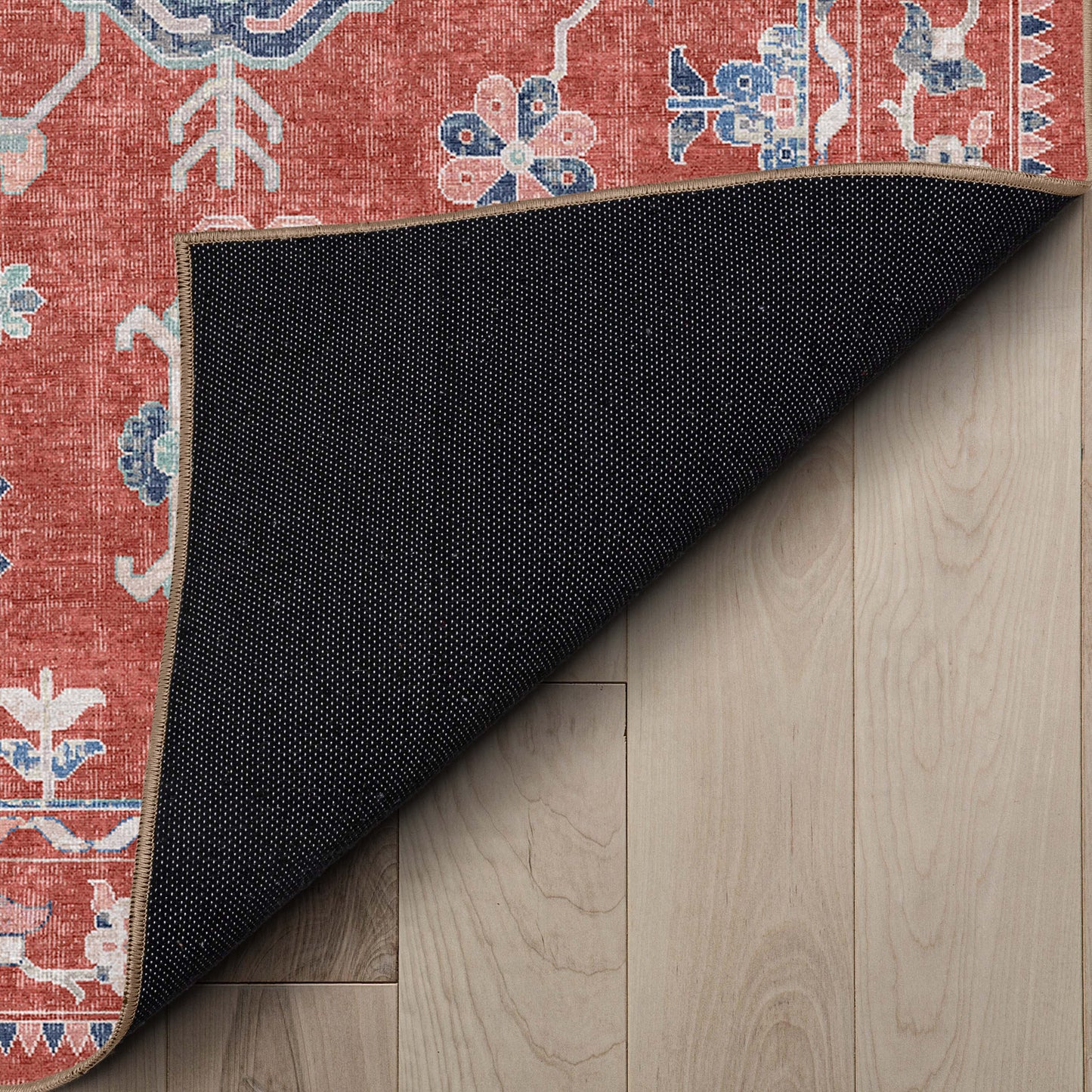 Apollo Paris Red Flat-Weave Rug W-AP-73B