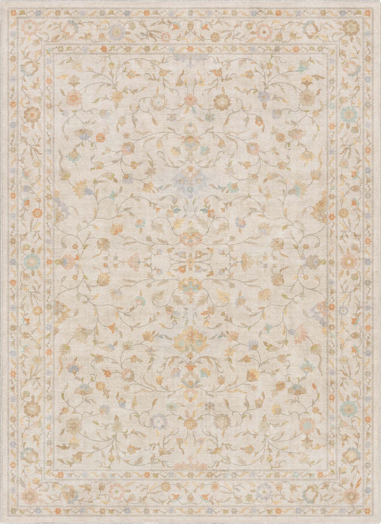 Apollo Yazd Beige Flat-Weave Rug W-AP-74A