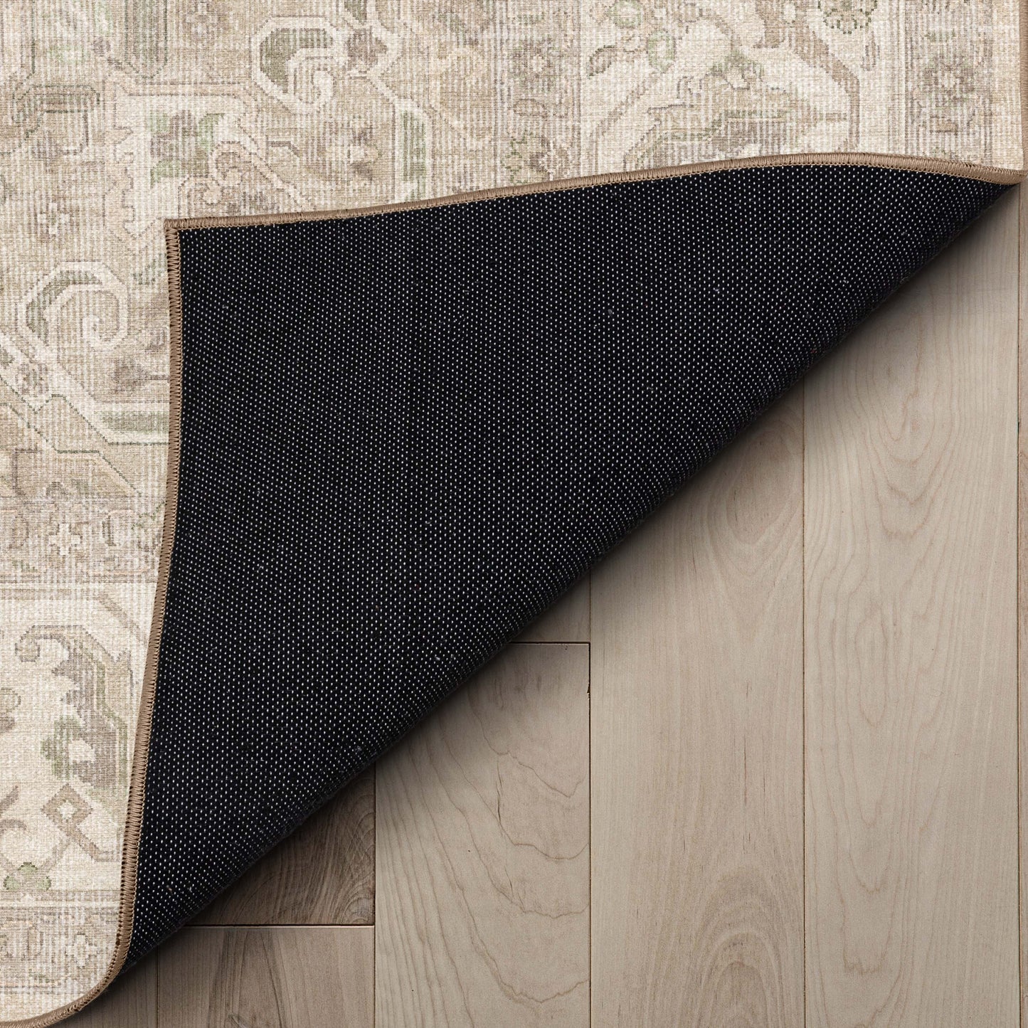 Apollo Cedar Beige Green Flat-Weave Rug W-APE-05G