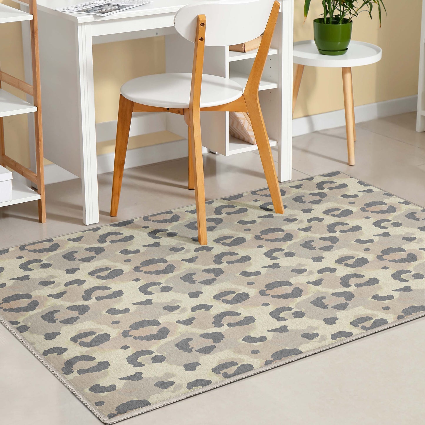 Animal Prints Leopard Beige Rug W-APT-01F