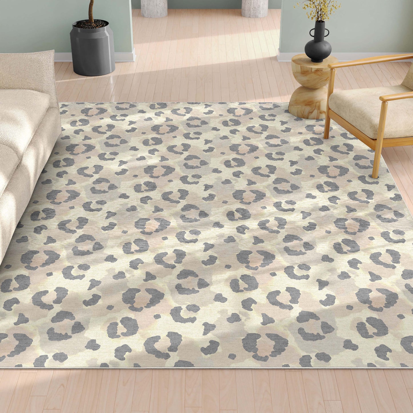 Animal Prints Leopard Beige Rug W-APT-01F