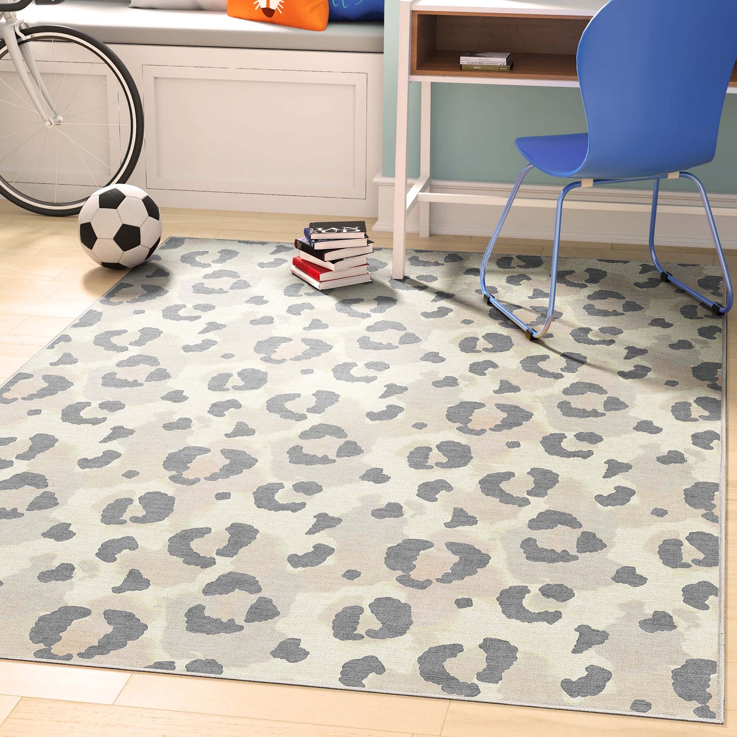 Animal Prints Leopard Beige Rug W-APT-01F