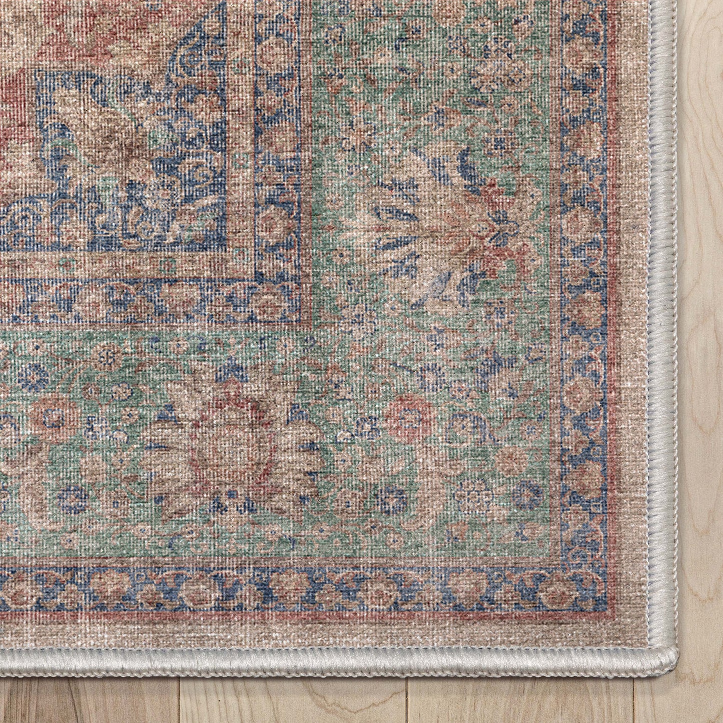 Asha Odette Red Blue Rug W-AS-05C