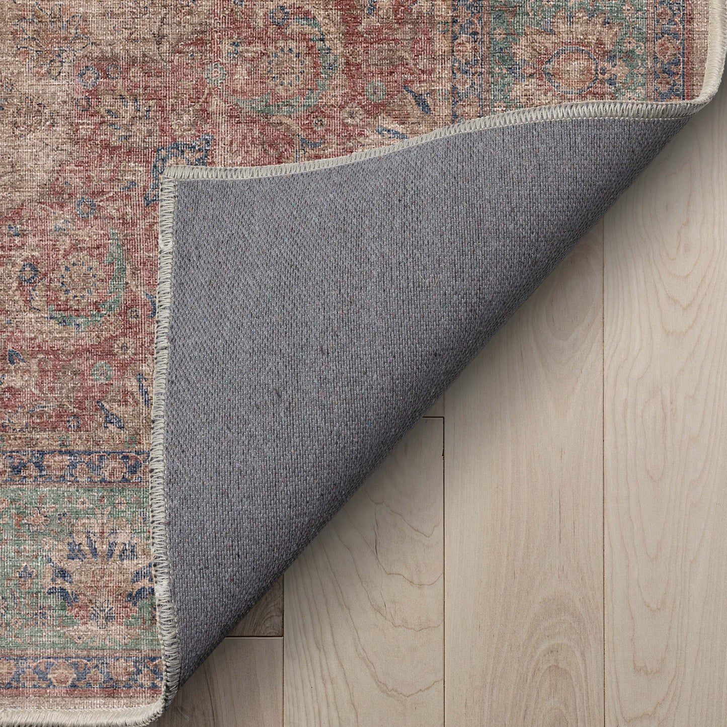 Asha Odette Red Blue Rug W-AS-05C