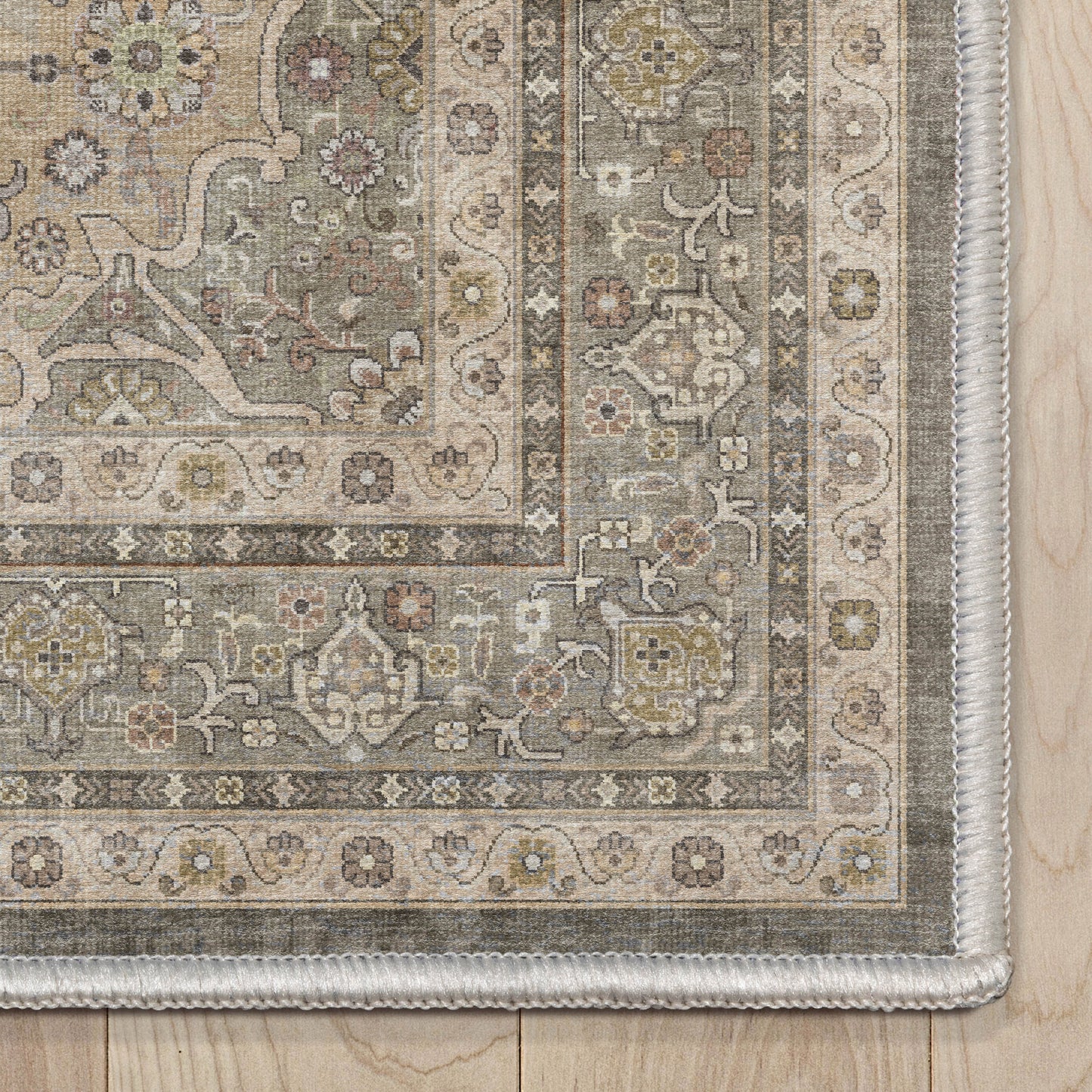 Asha Lilith Grey Beige Rug W-AS-06B