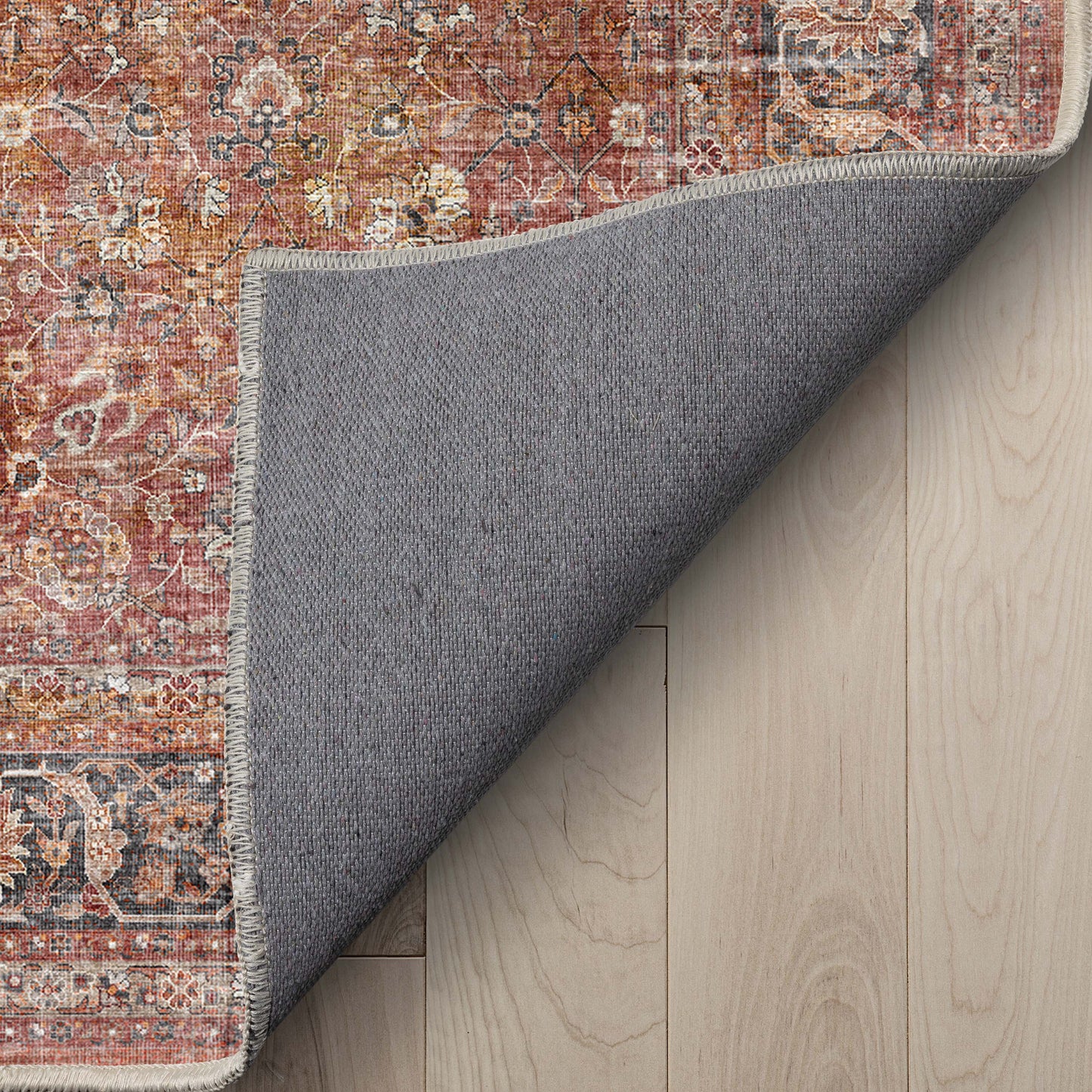 Asha Delphine Red Rug W-AS-07B