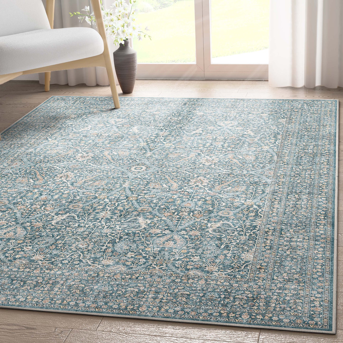 Asha Isolde Blue Rug W-AS-08C