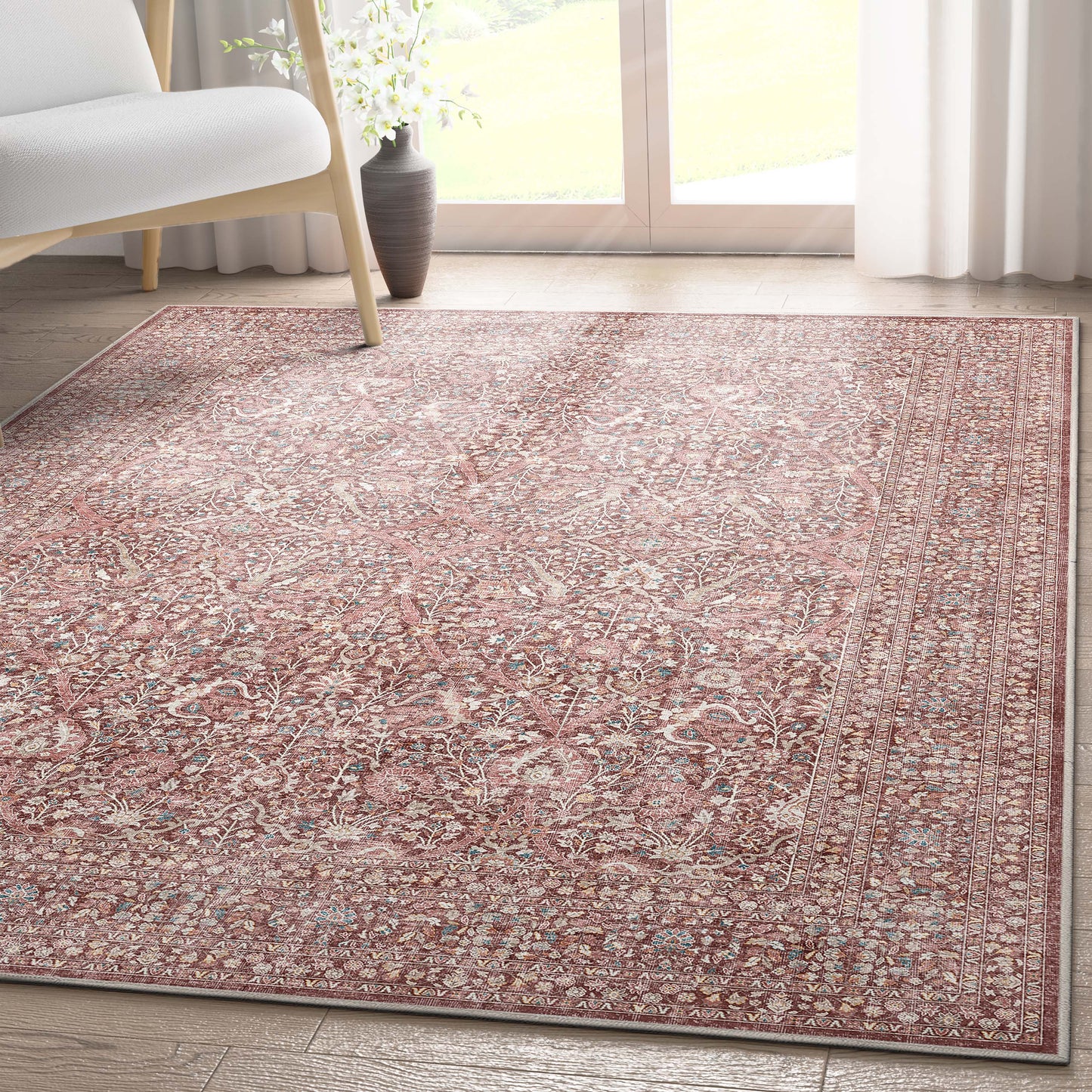 Asha Isolde Red Rug W-AS-08E