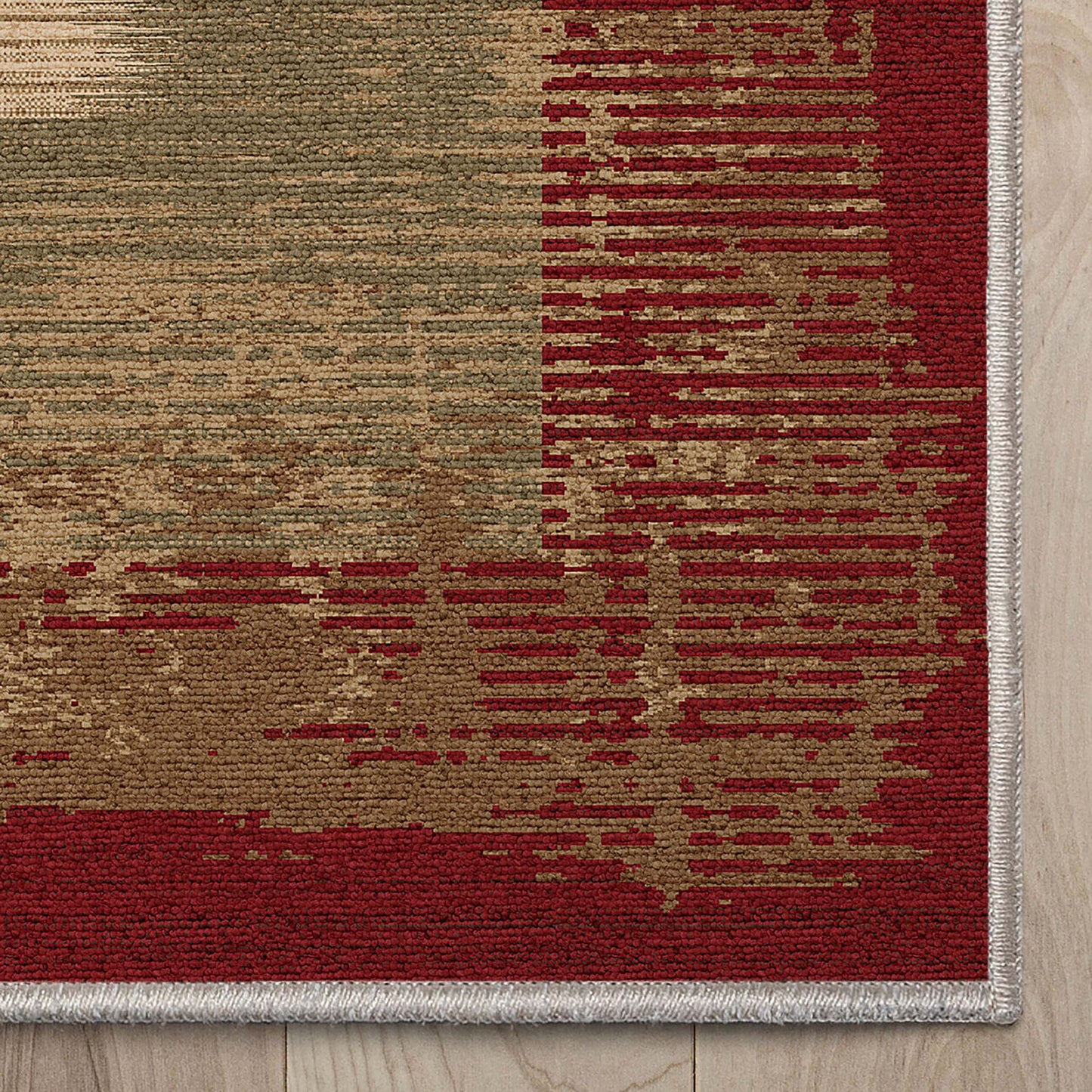 Apollo Border Red Rug W-BRD-06A