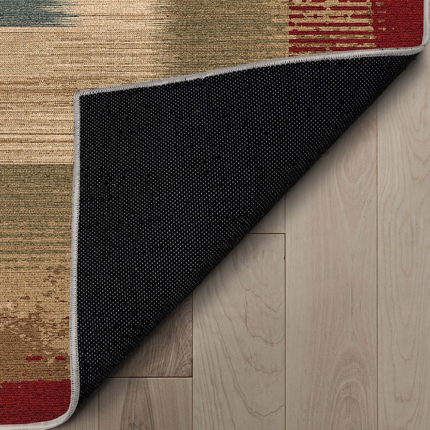 Apollo Border Red Rug W-BRD-06A