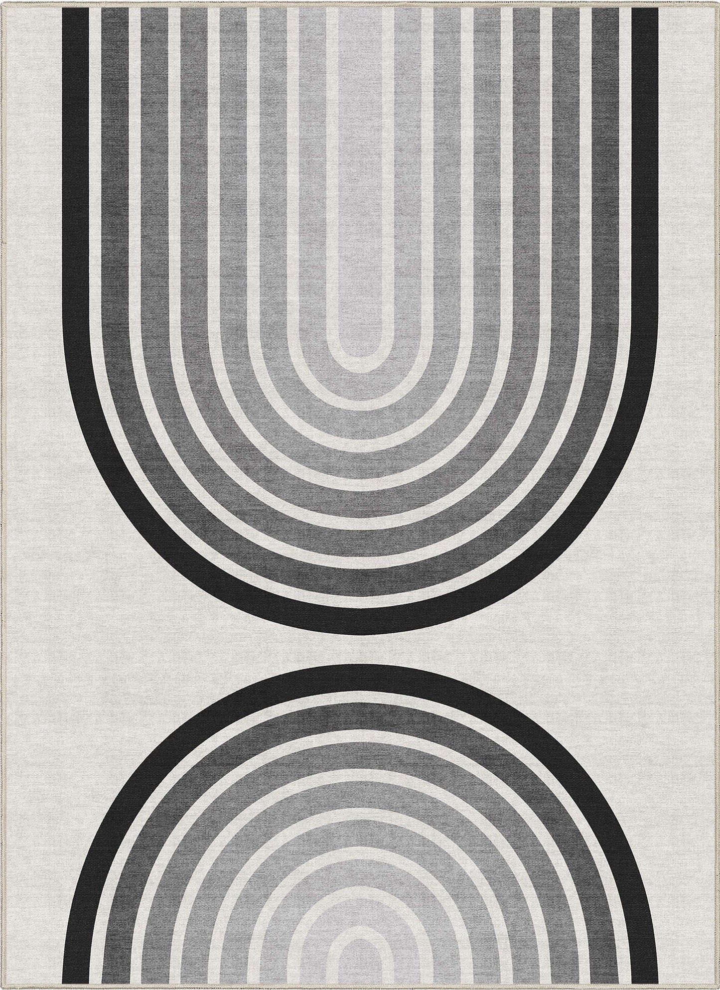 Apollo Duo Arch White Rug W-GEO-06B