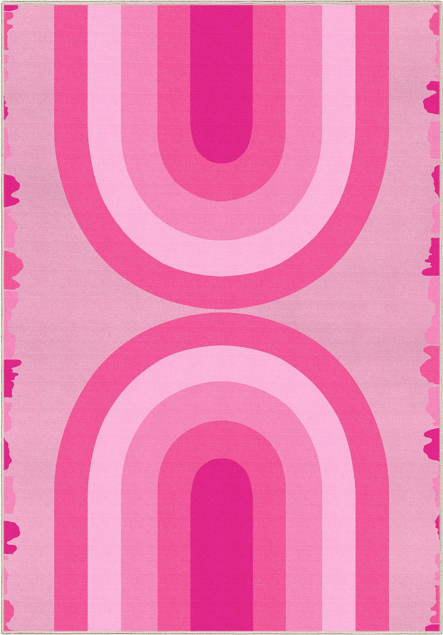 Apollo Rainbow Pink Rug W-GEO-08A