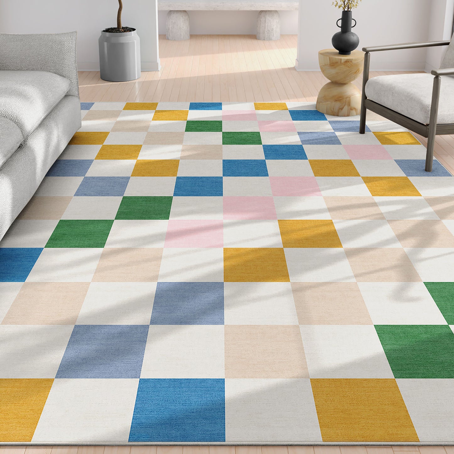 Kids Square Multi Rug W-KD-21A