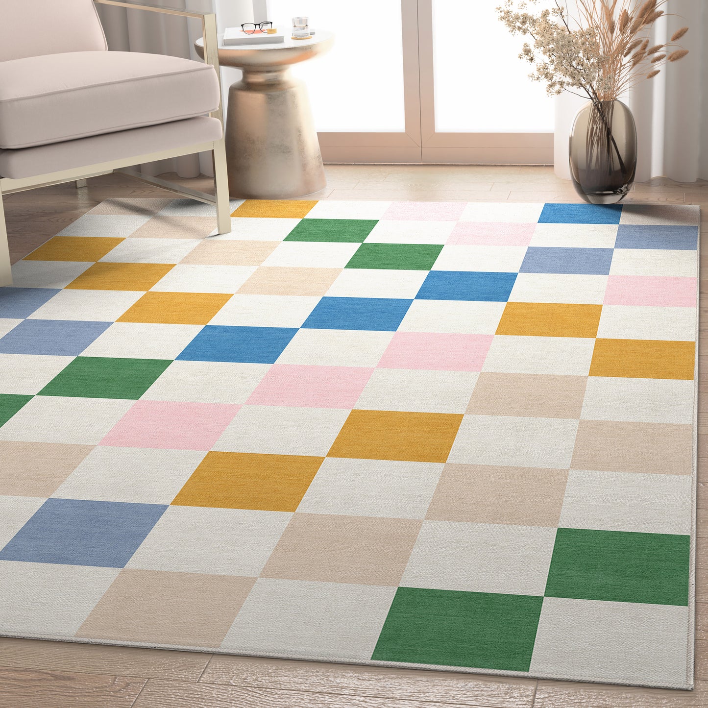 Kids Square Multi Rug W-KD-21A