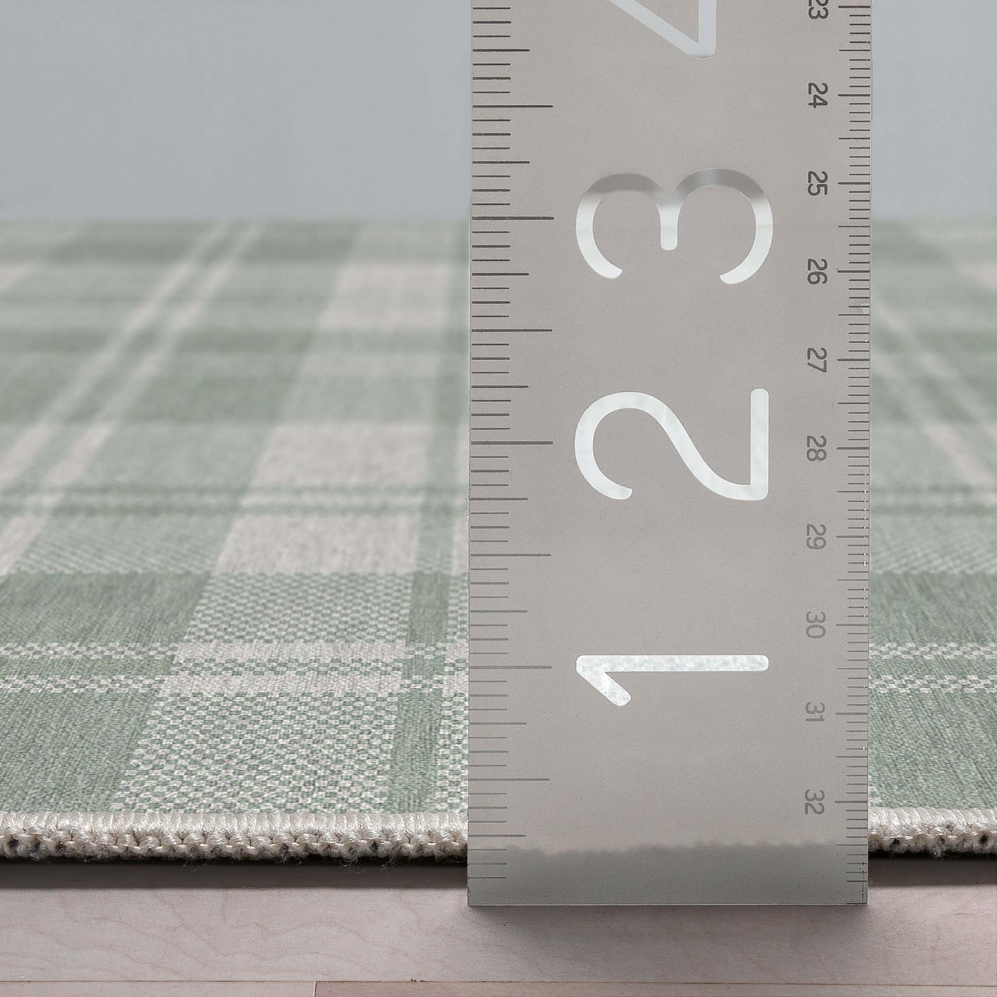 Apollo Plaid Green Rug W-PLD-01H