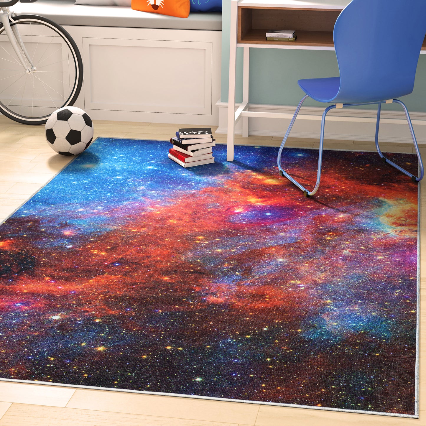 Celestial Space Supernova Multi Color Rug W-SP-01A