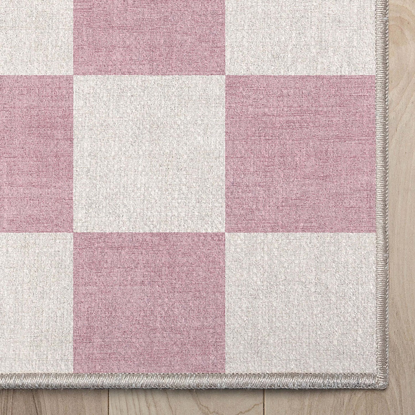 Apollo Square Pink Rug W-SQR-01E