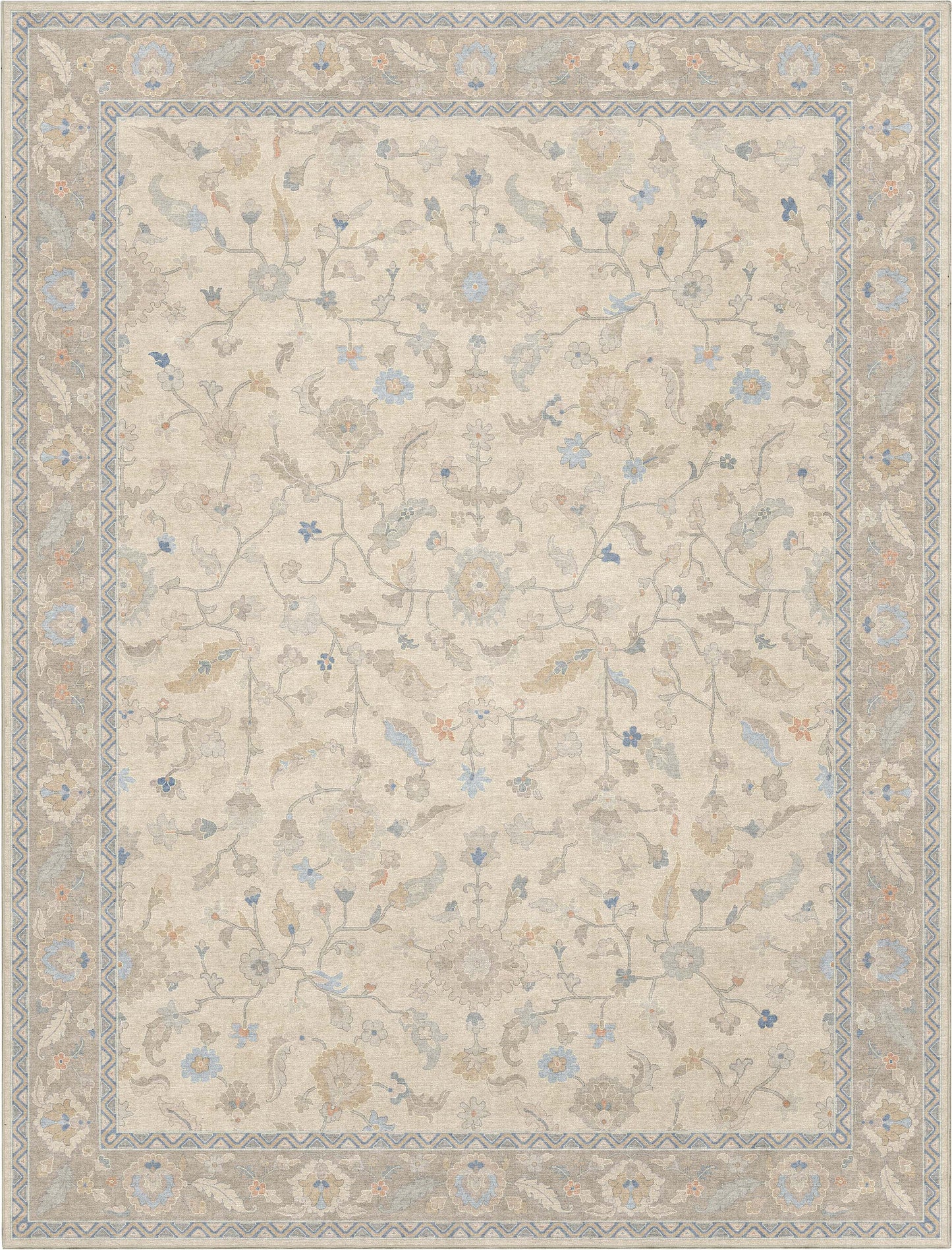 Ushak Mardin Cream Rug W-US-01A