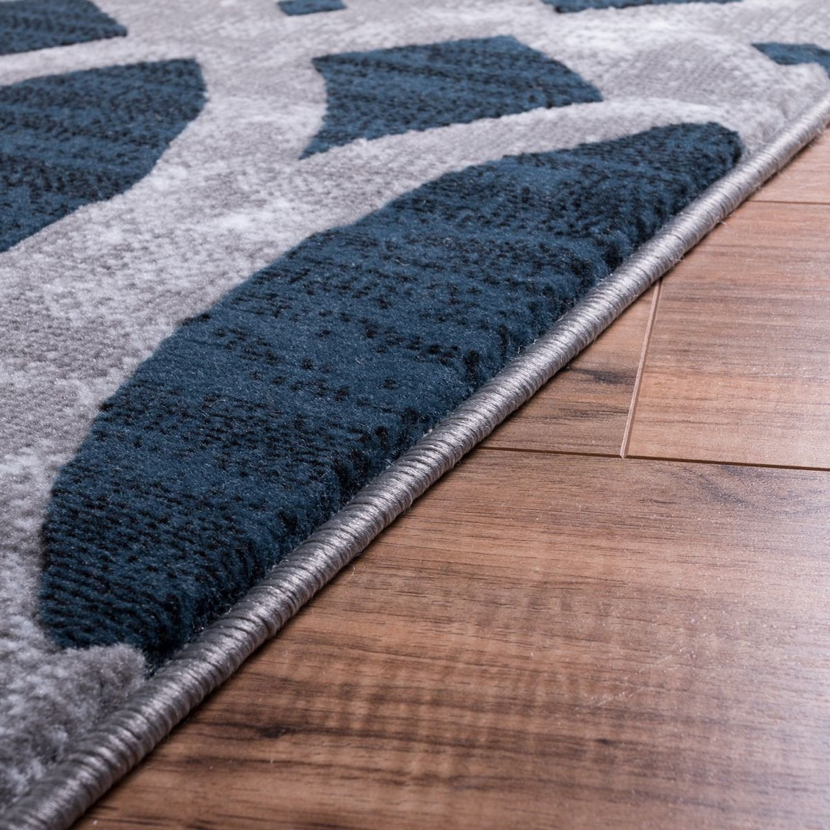 Exotic Blue Modern Rug 1756