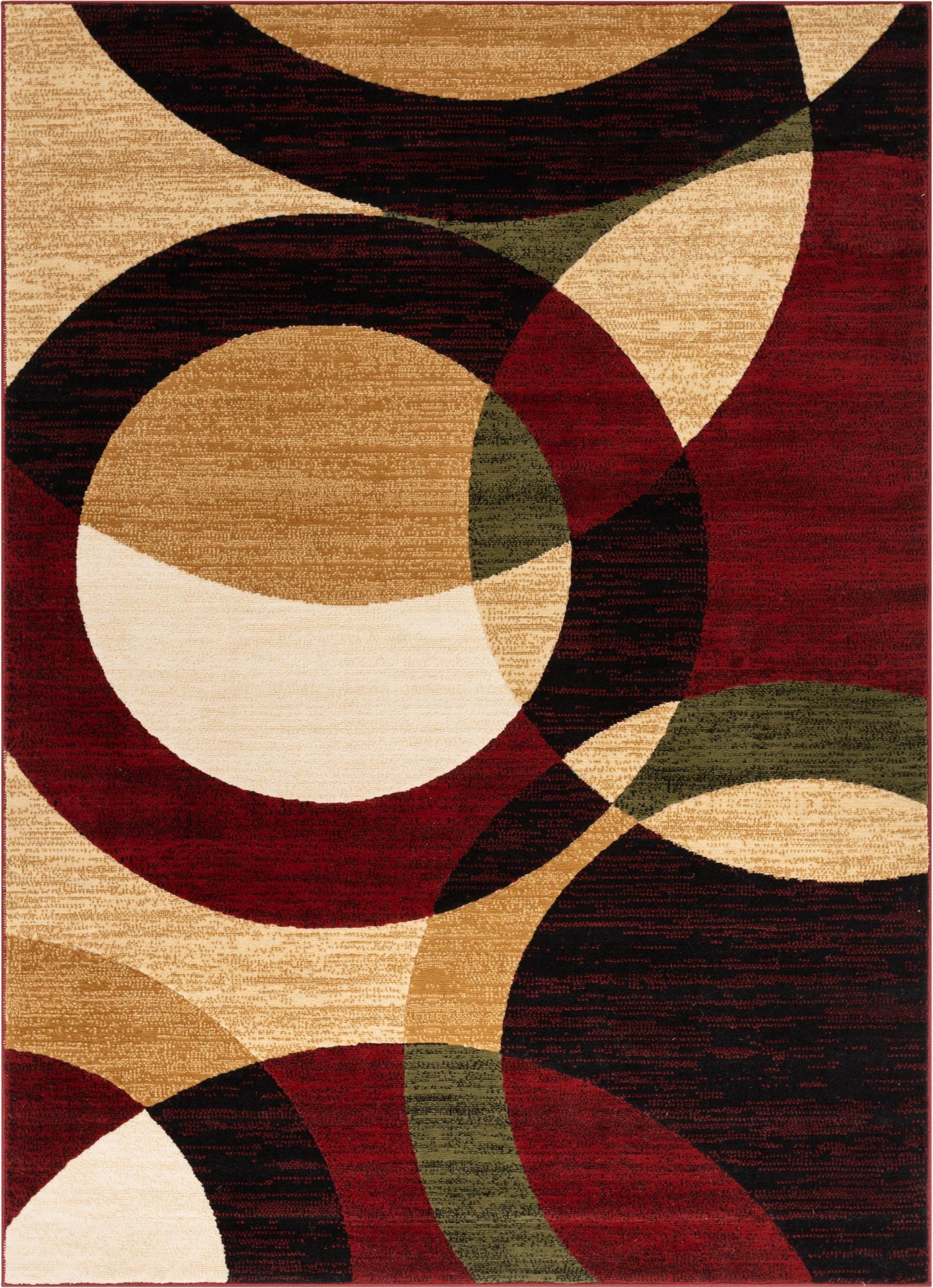 Bingo Red Modern Rug 1940