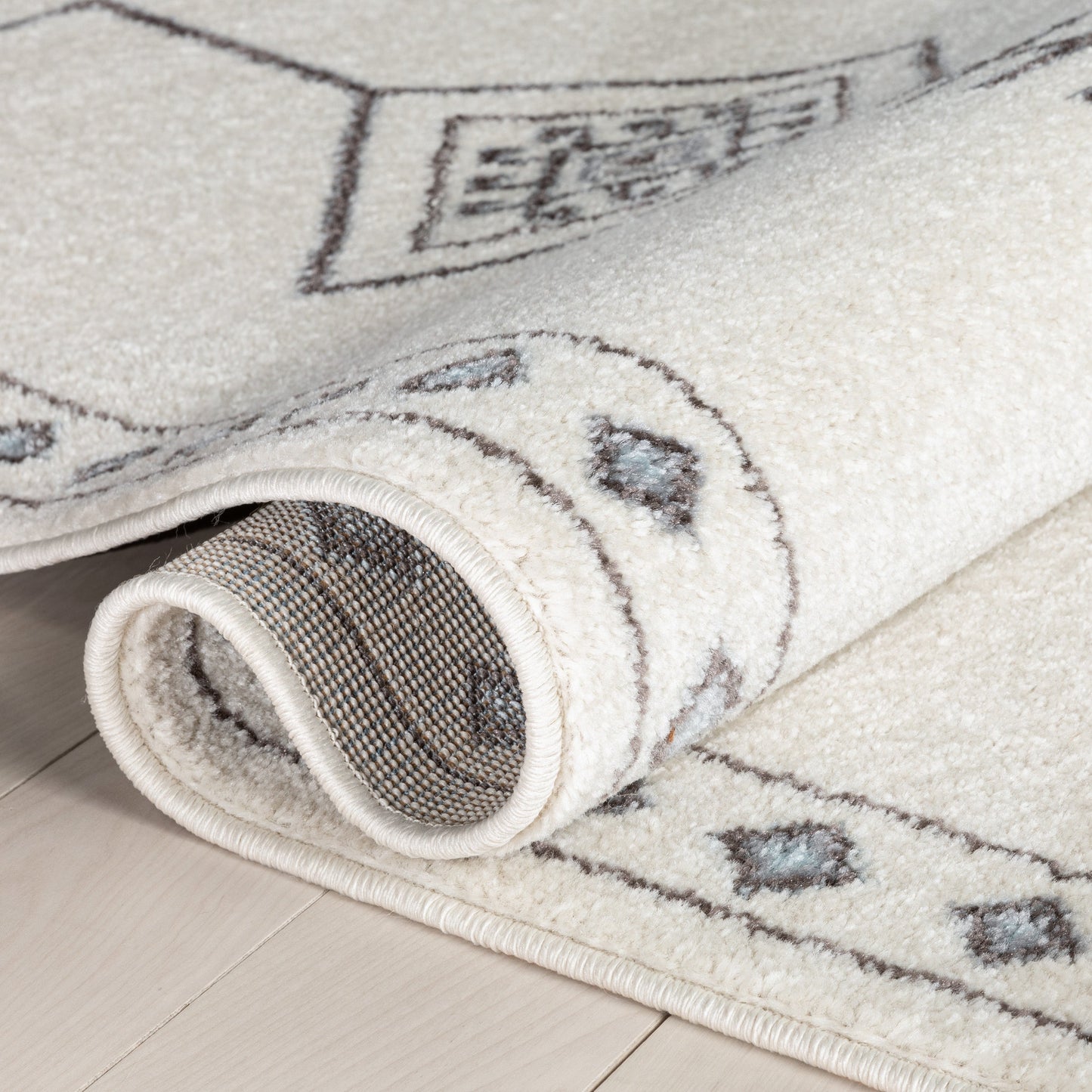 Azra Tribal Medallion Ivory Rug 2882