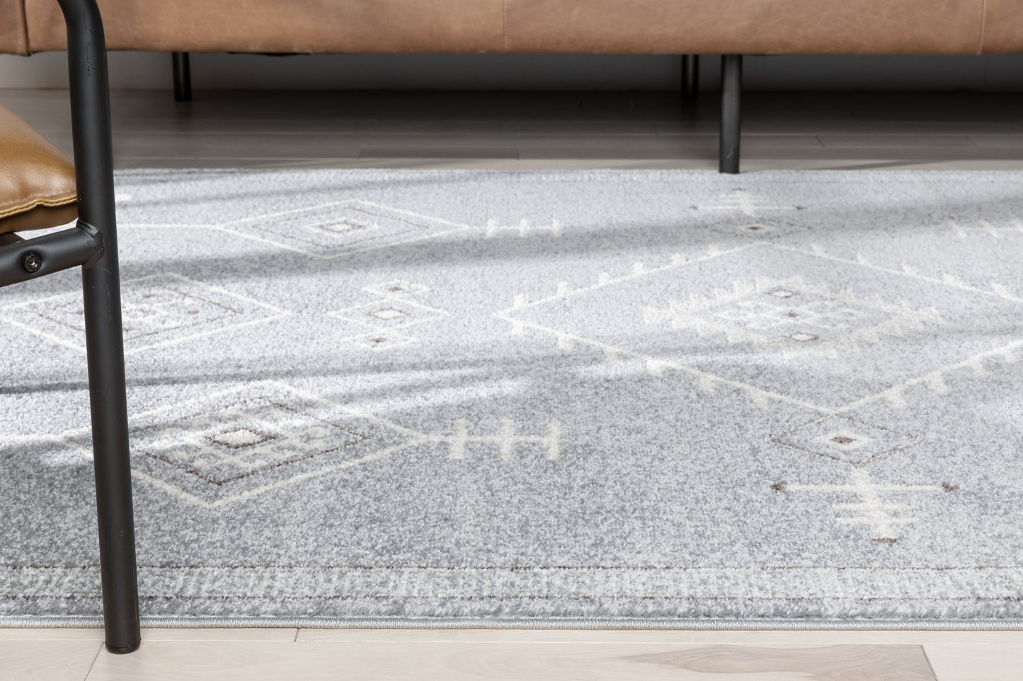 Azra Tribal Medallion Grey Rug 2887