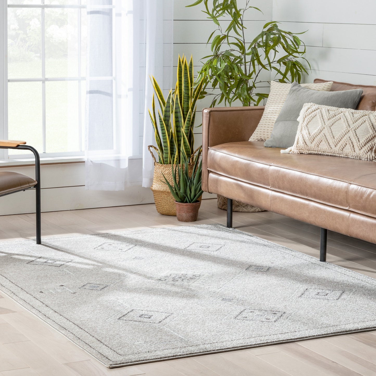 Azra Tribal Medallion Beige Rug 2888