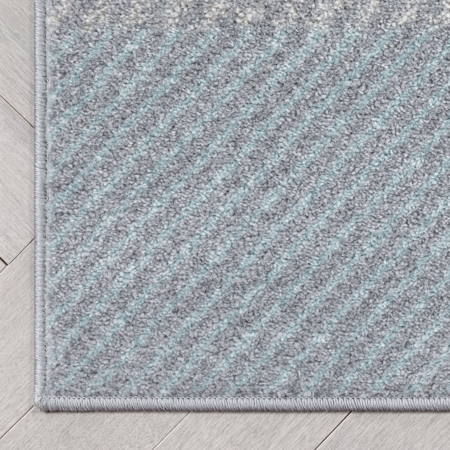 Wilma Modern Geometric Yellow Grey Rug 2901