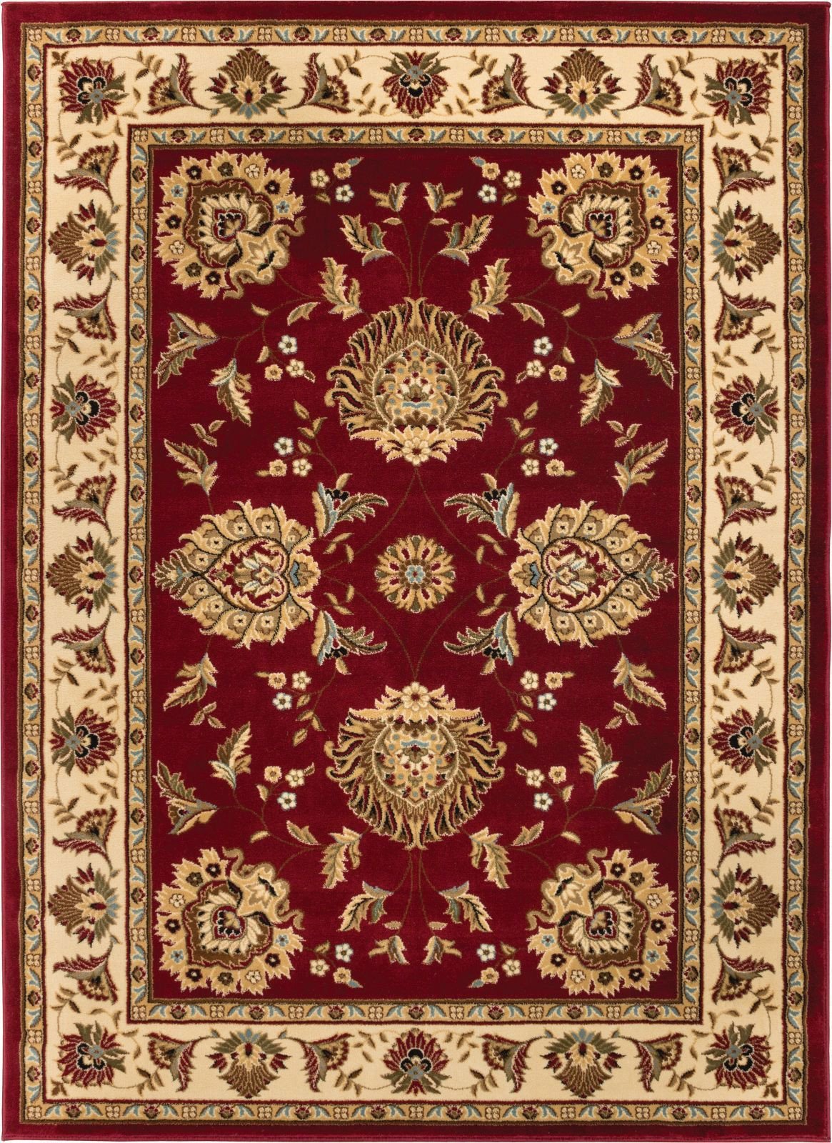 Abbasi Red Traditional Rug 3600