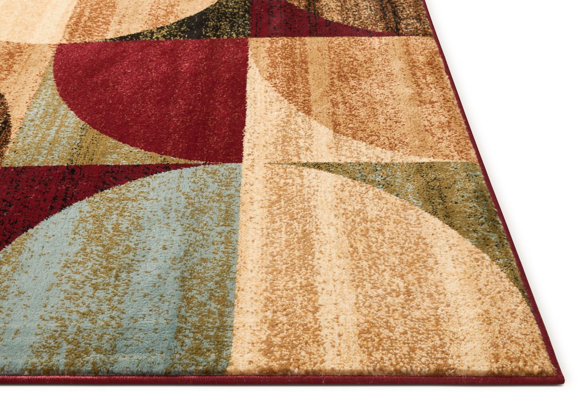 Barclay Bowery Art Deco Ivory Modern Rug 54252