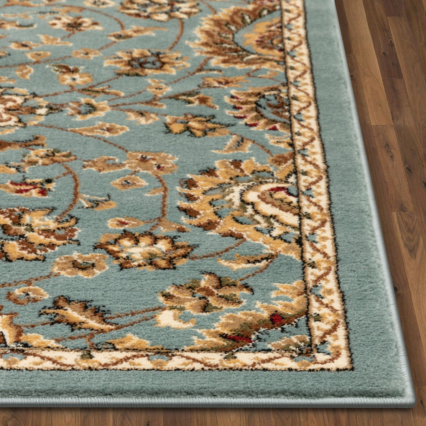 Bahia Traditional Oriental Persian Blue Rug 54504