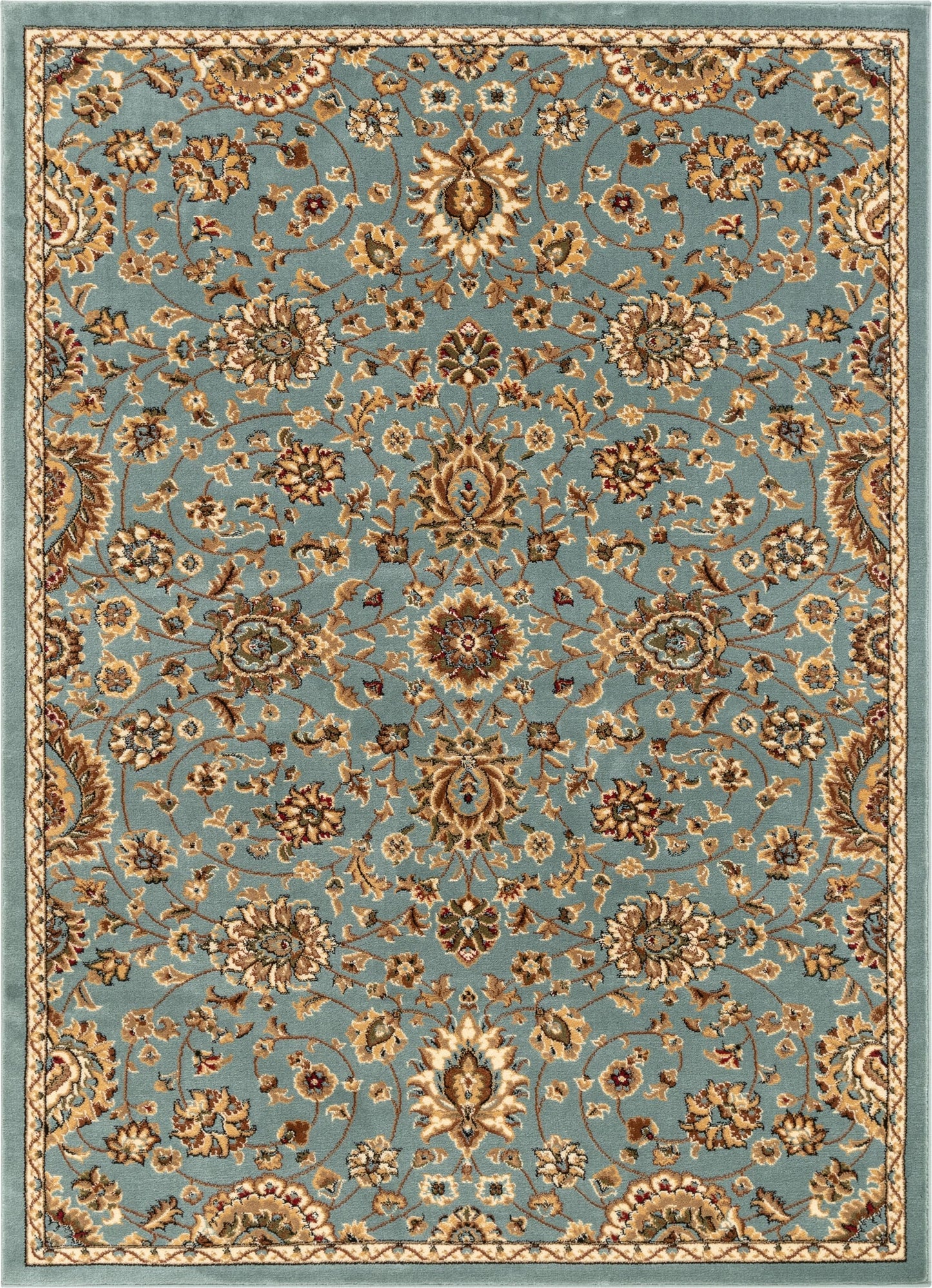 Bahia Traditional Oriental Persian Blue Rug 54504