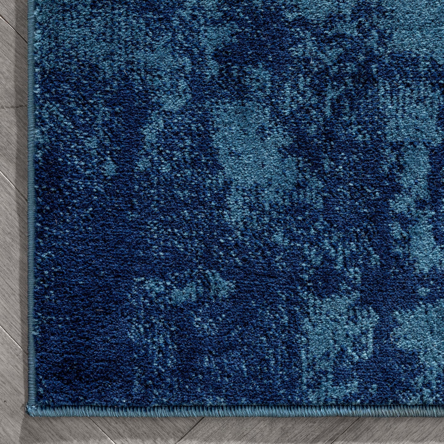 Shai Modern Geometric Grey Blue Rug 54524
