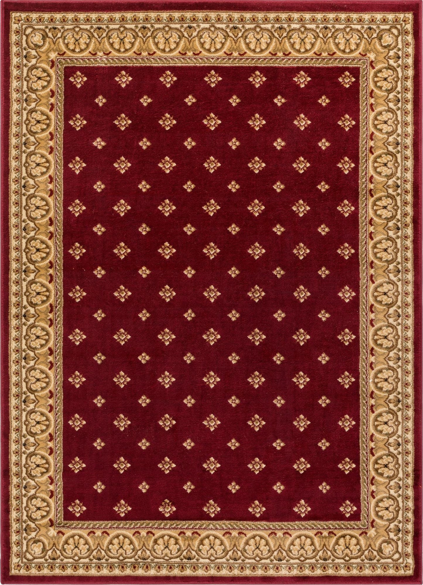 Hudson Terrace Red Traditional Rug 54890