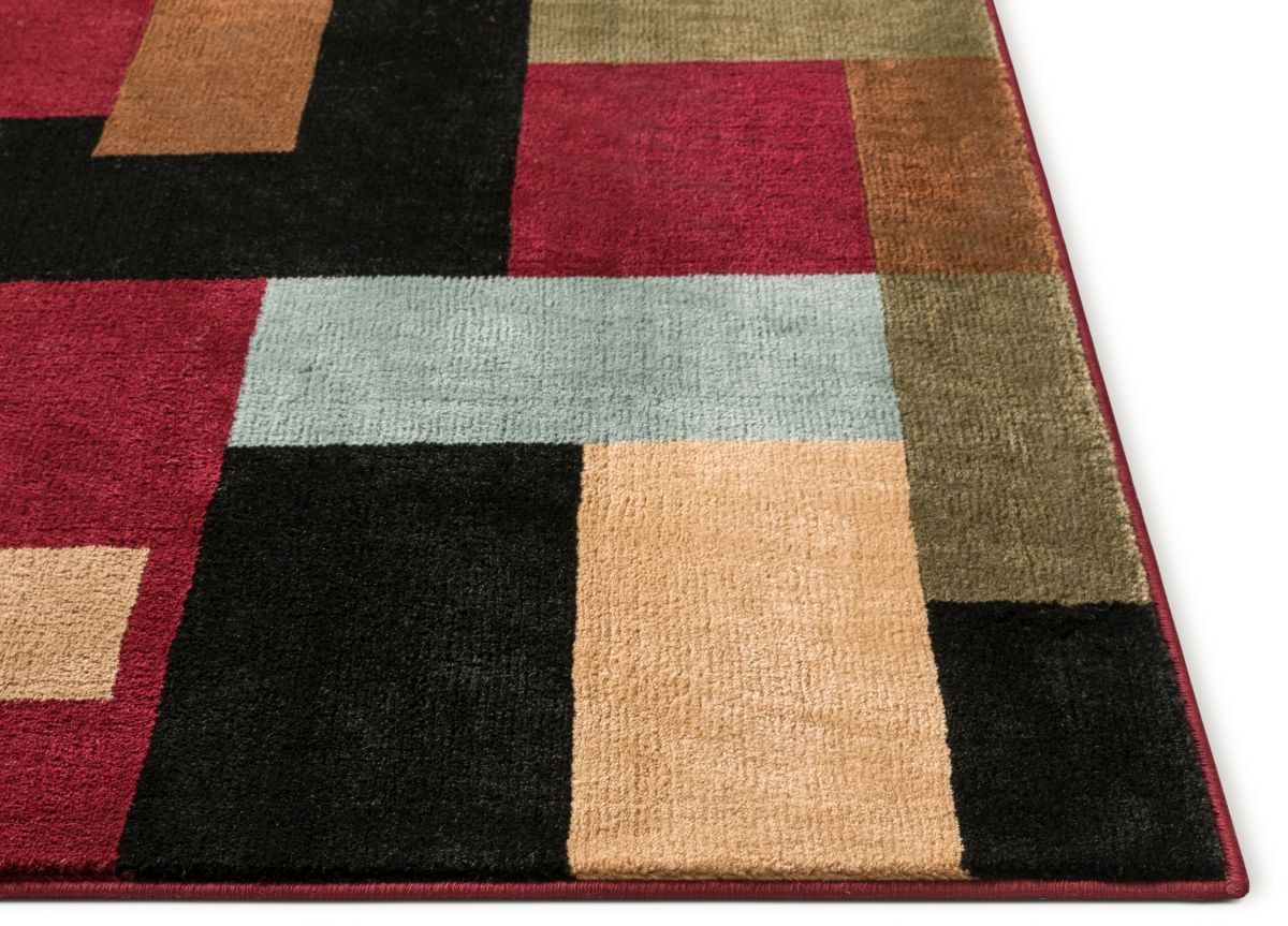 River Red Modern Rug 54910