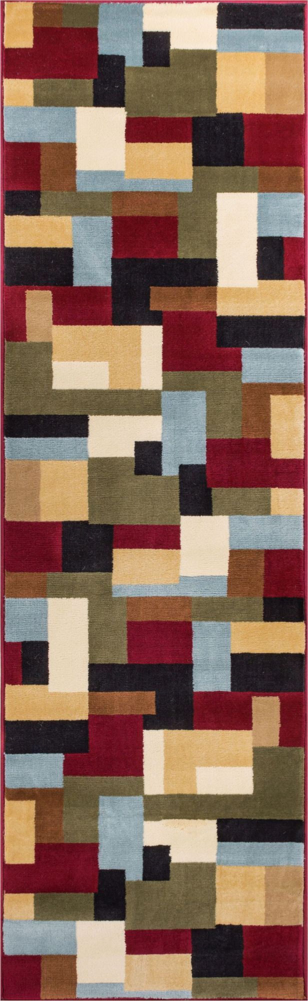 River Red Modern Rug 54910